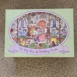 The Big Box of Children’s Birthday Cards w/Bear Design - 32 Cards and Envelopes